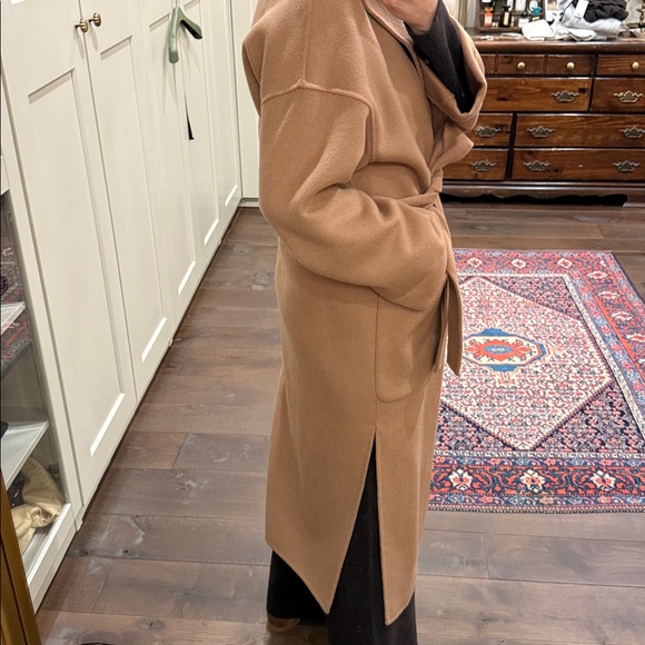 Zara Camel Wool Blend Coat like new - Picture 5 of 7